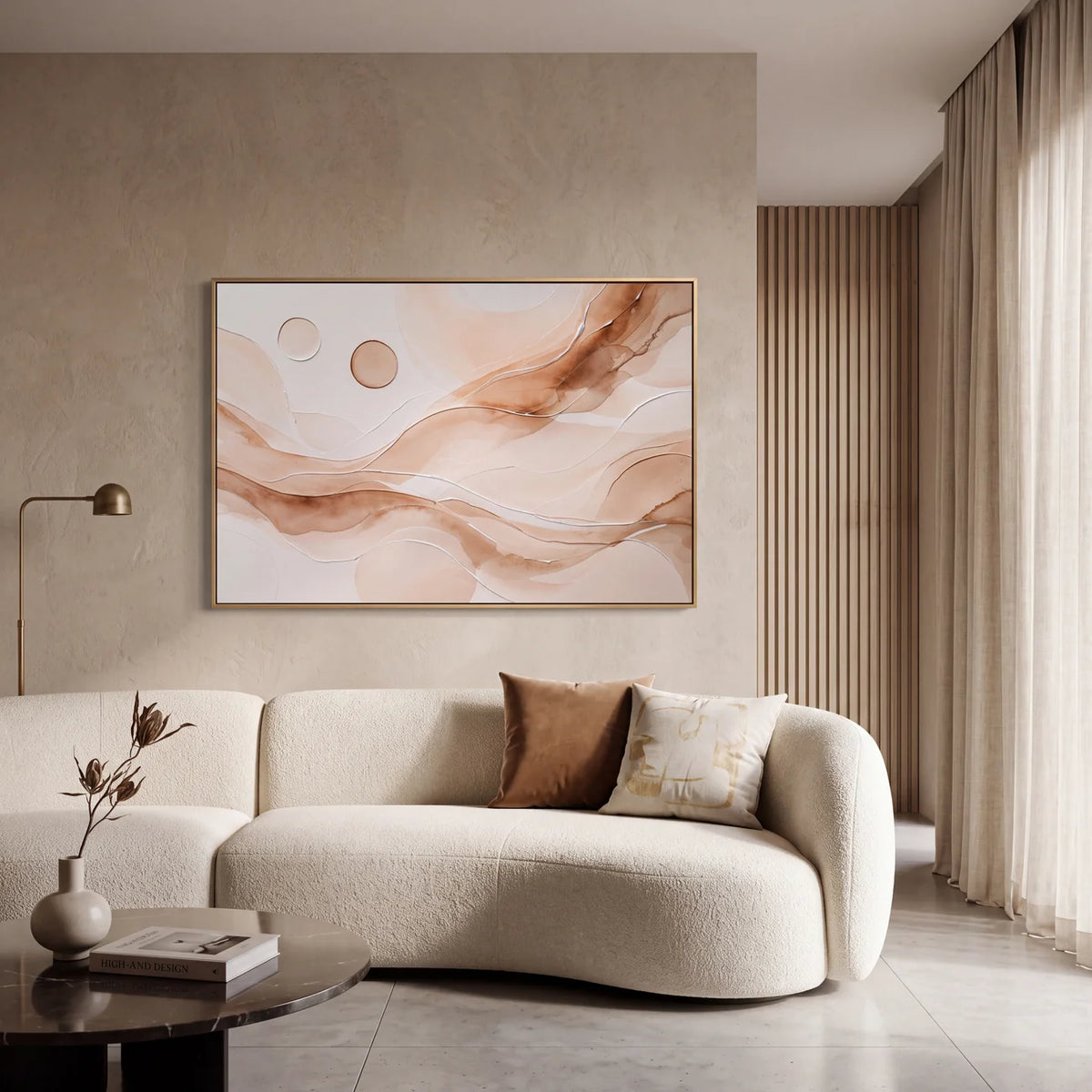 Quadro Decorativo Brisa Rosé - 1 Peça