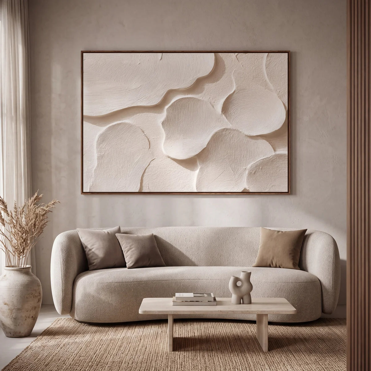 Quadro Decorativo Relevo de Marfim - 1 Peça