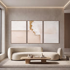Quadro Decorativo Silêncio de Marfim - Trio