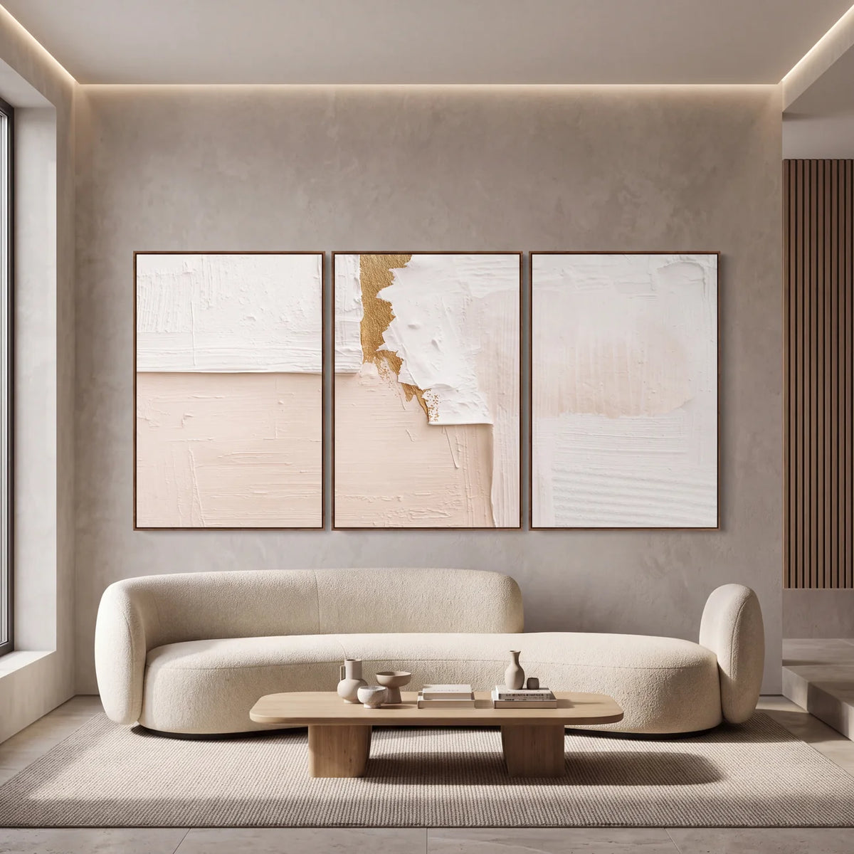 Quadro Decorativo Silêncio de Marfim - Trio