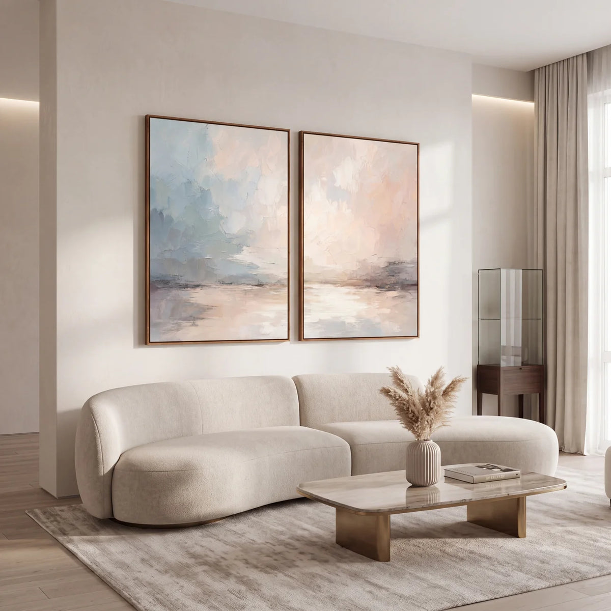 Quadro Decorativo Bruma Serena - Dupla