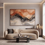 Quadro Decorativo Fusão Terracota - 1 Peça