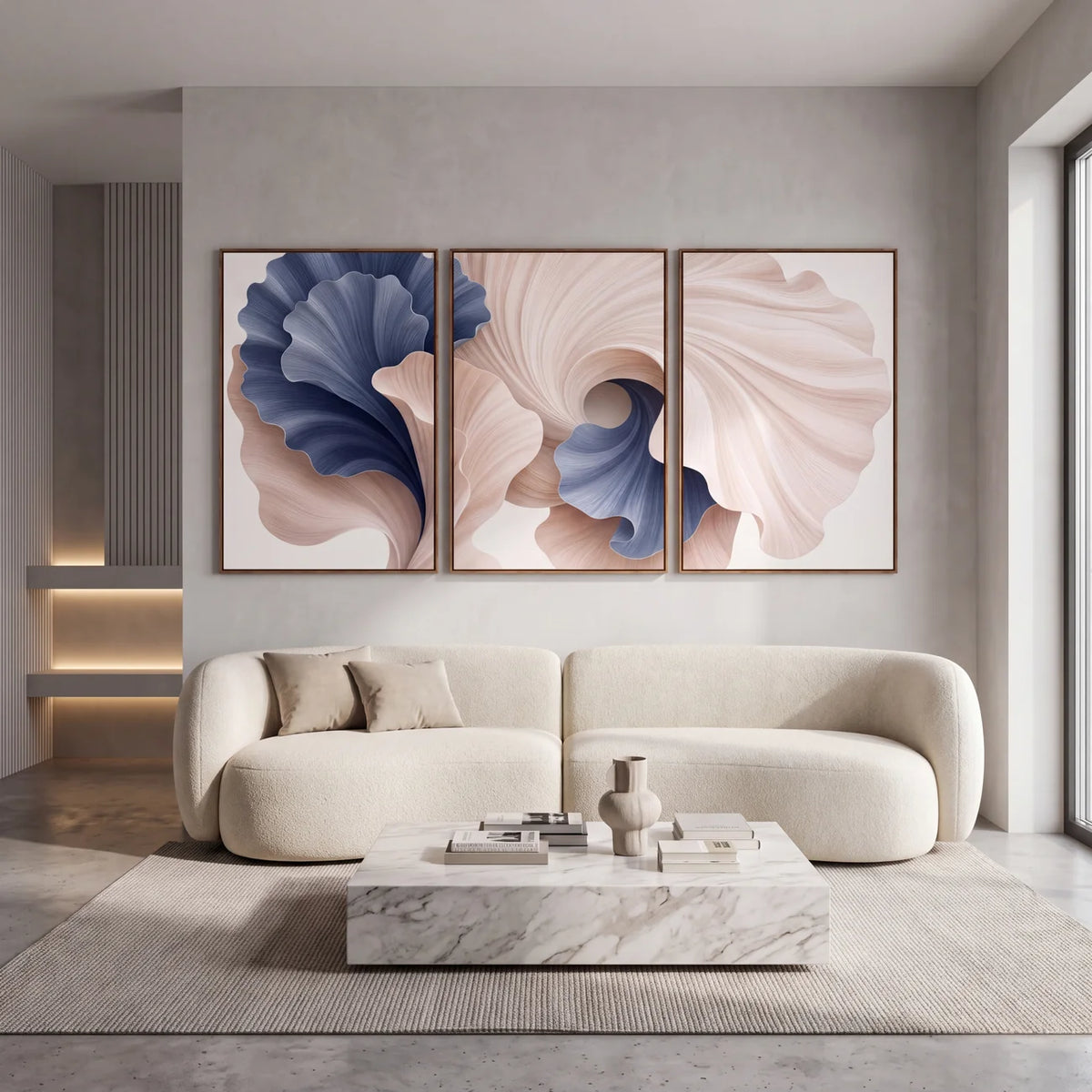 Quadro Decorativo Brisa Azul - Trio