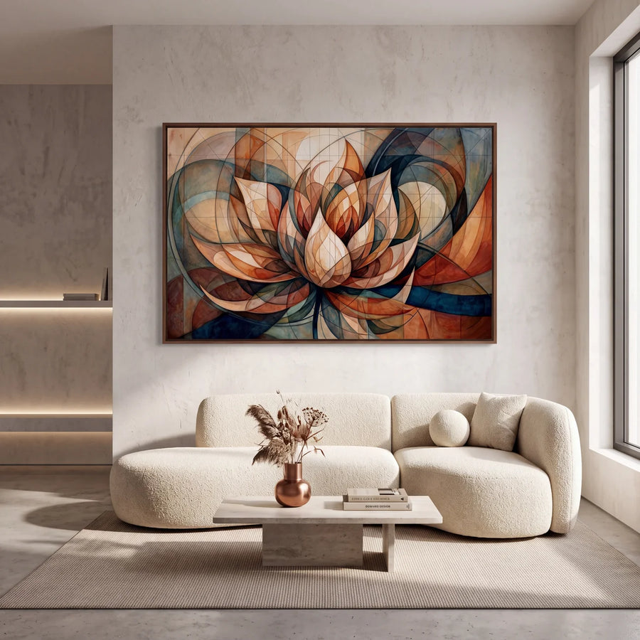 Quadro Decorativo Lótus de Âmbar