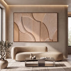 Quadro Decorativo Geometria de Areia - 1 Peça