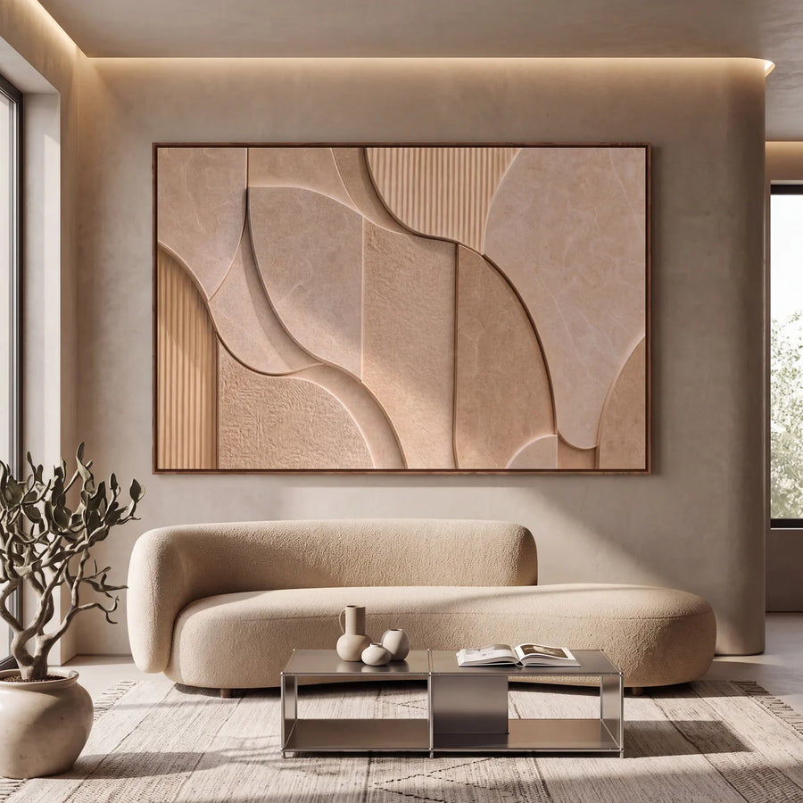 Quadro Decorativo Geometria de Areia