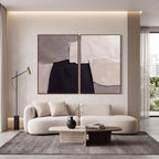 Quadro Decorativo Equilíbrio Mineral - Dupla
