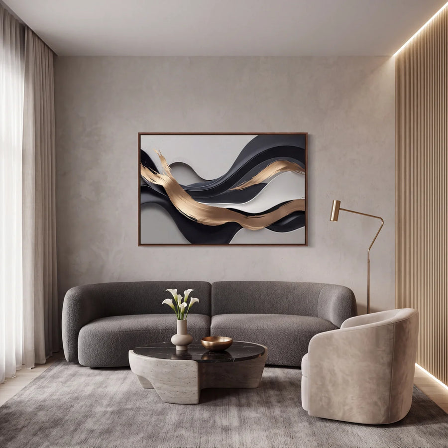 Quadro Decorativo Ritmo de Ônix