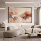 Quadro Decorativo Bruma Terracota - 1 Peça