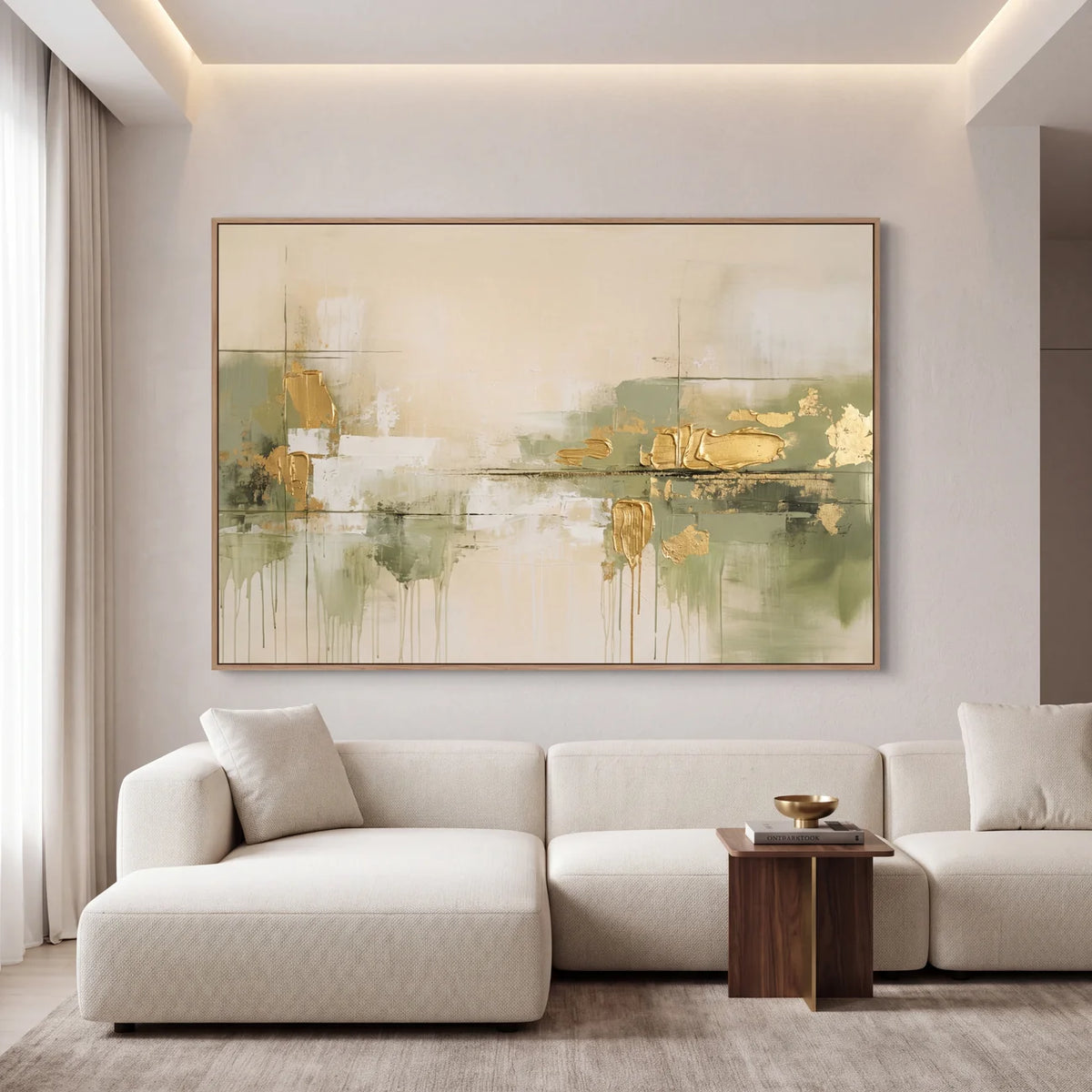 Quadro Decorativo Serenidade de Oliva - 1 Peça