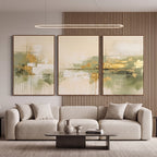 Quadro Decorativo Serenidade de Oliva - Trio