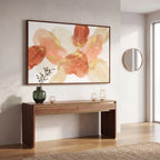Quadro Decorativo Pétalas de Terracota - 1 Peça