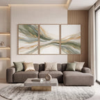 Quadro Decorativo Encontro de Oliva - Trio