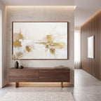 Quadro Decorativo Fragmentos Dourados - 1 Peça
