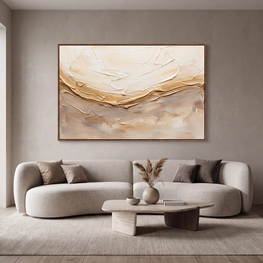 Quadro Decorativo Relevo de Areia