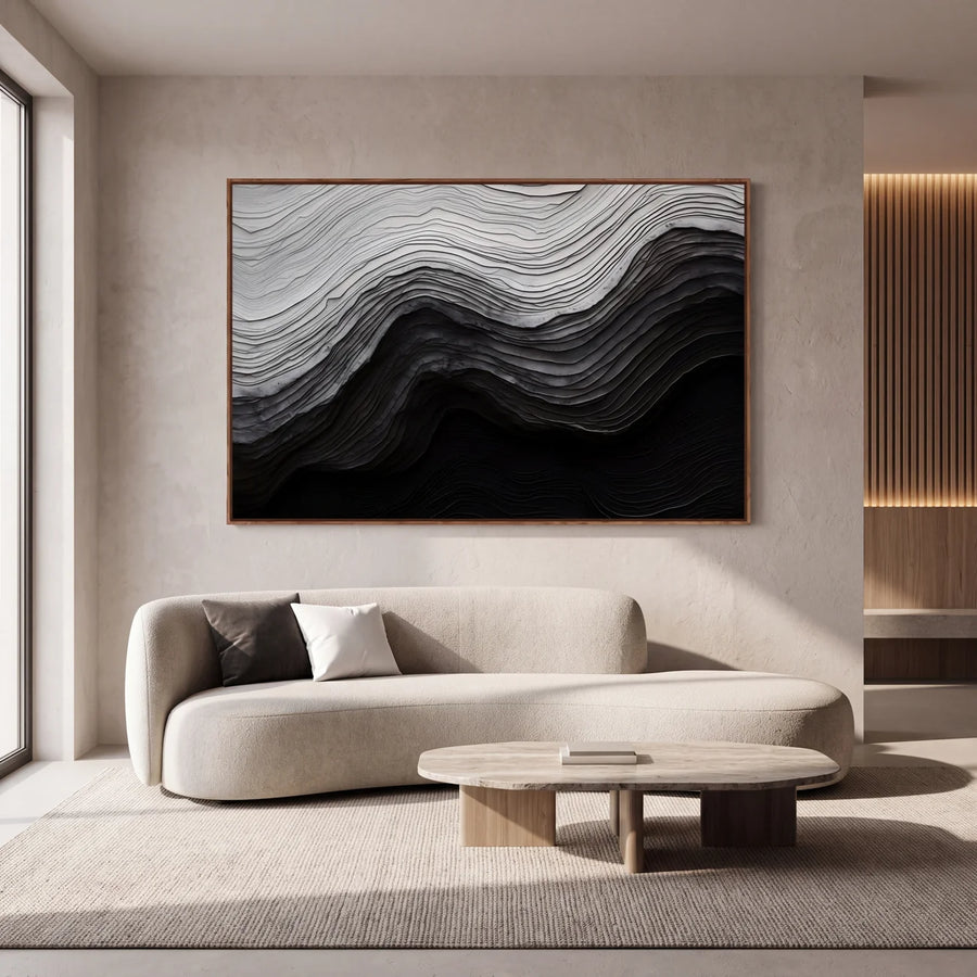 Quadro Decorativo Maré de Ônix