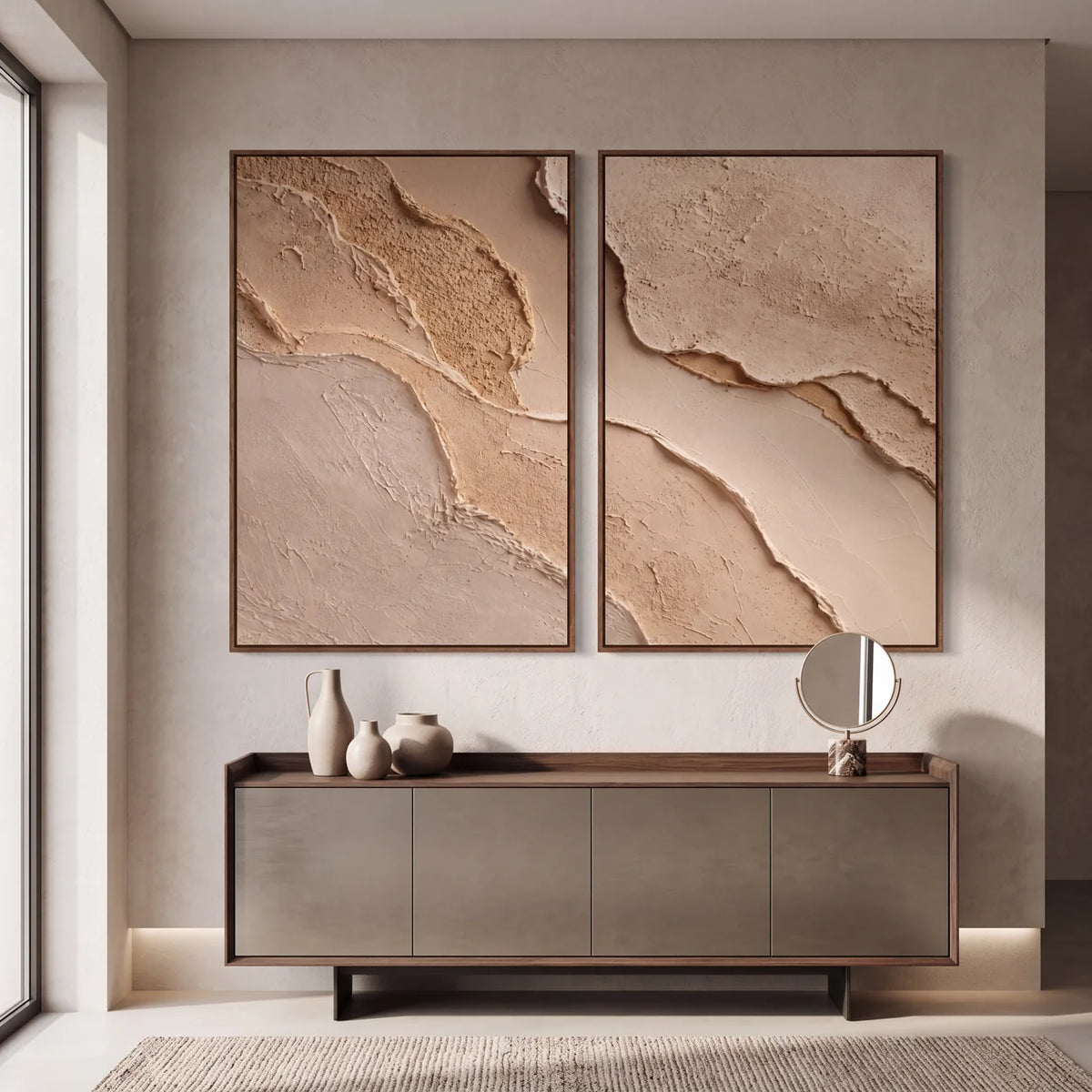 Quadro Decorativo Terras de Siena - Dupla