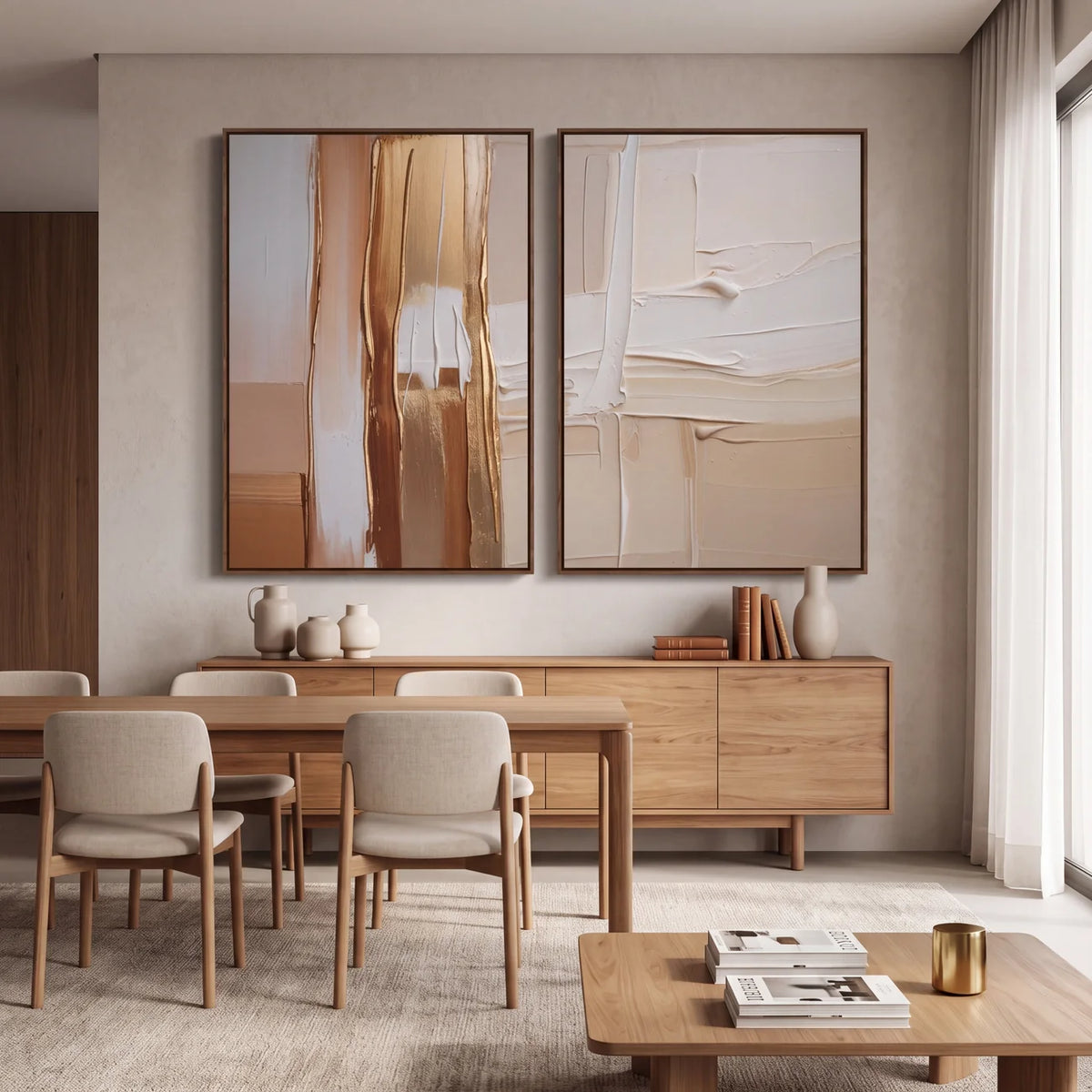 Quadro Decorativo Portal de Âmbar - Dupla