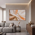 Quadro Decorativo Vento Terracota - 1 Peça