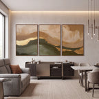 Quadro Decorativo Horizonte Oliva - Trio