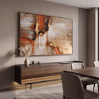 Quadro Decorativo Fragmentos de Cobre - 1 Peça