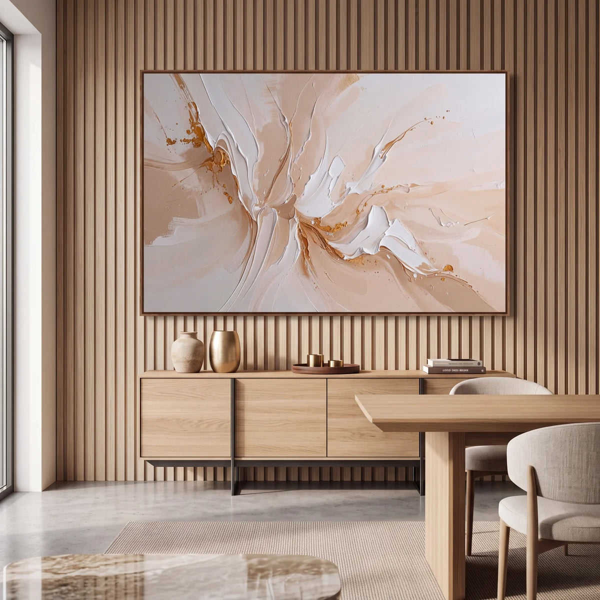 Quadro Decorativo Voo de Marfim - 1 Peça