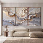 Quadro Decorativo Véu de Marfim - Trio