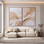 Quadro Decorativo Linhas de Champagne - Dupla
