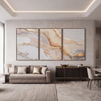 Quadro Decorativo Pedra de Alabastro - Trio