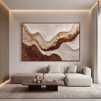 Quadro Decorativo Canyon de Bronze - 1 Peça