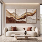 Quadro Decorativo Canyon de Bronze - Trio