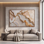 Quadro Decorativo Névoa Rosé - 1 Peça