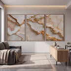 Quadro Decorativo Névoa Rosé - Trio