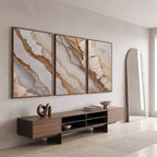 Quadro Decorativo Lua de Taupe - Trio