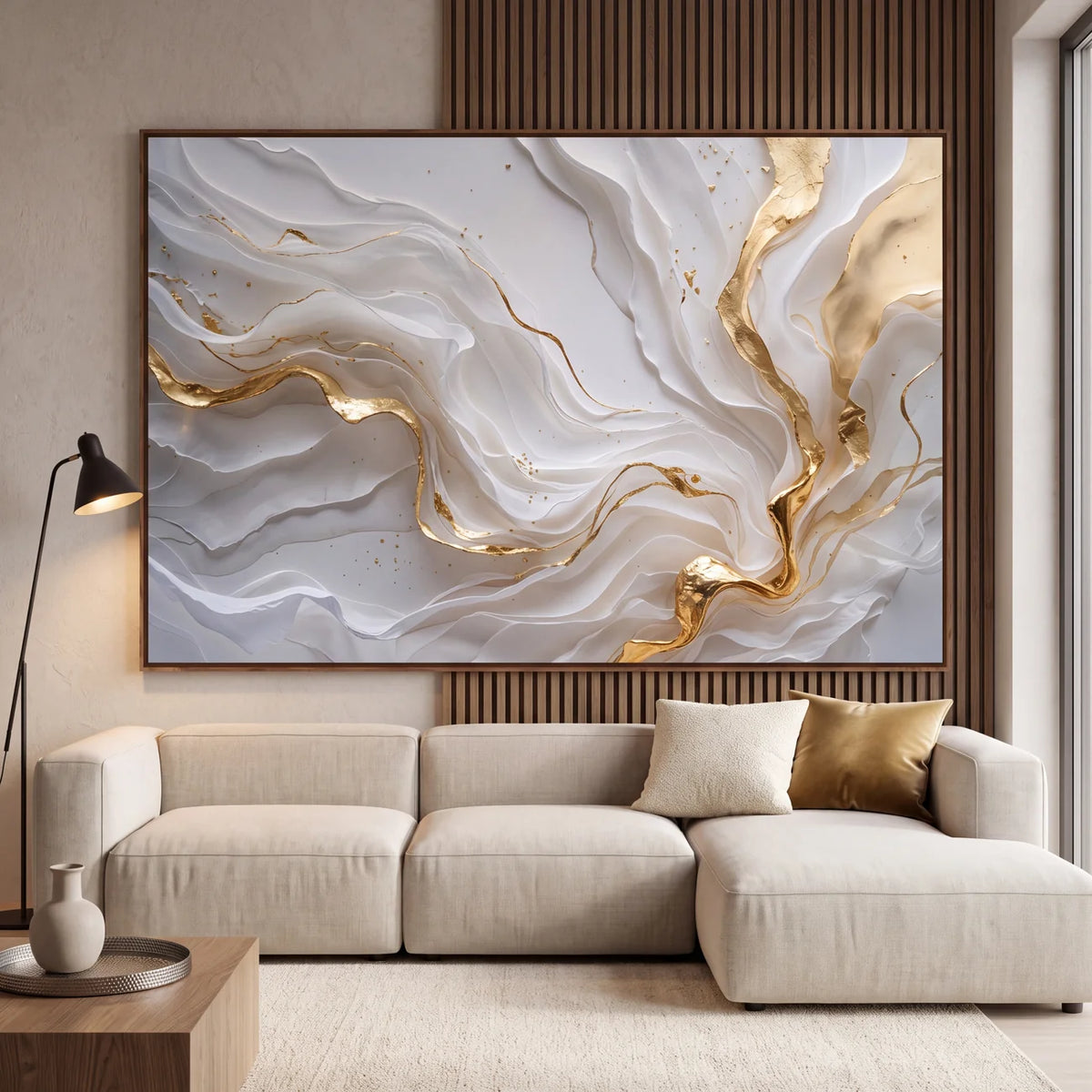 Quadro Decorativo Campos de Âmbar - 1 Peça