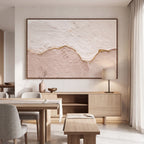 Quadro Decorativo Nuvem de Taupe - 1 Peça