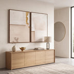 Quadro Decorativo Formas Terracota - Dupla