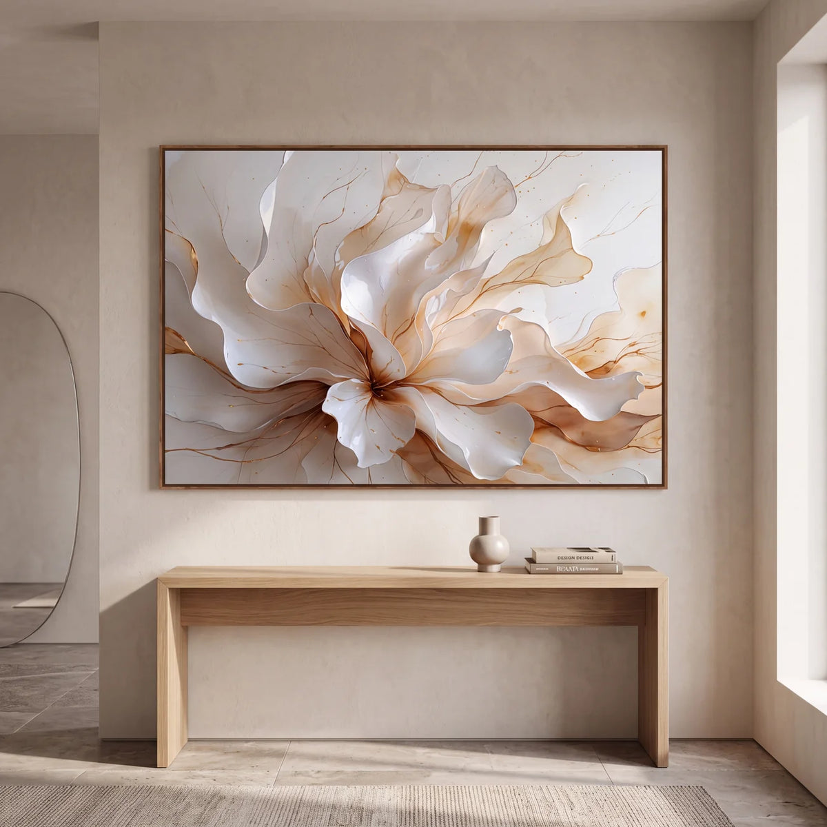 Quadro Decorativo Flor de Marfim