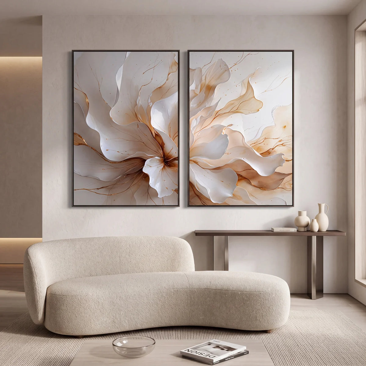 Quadro Decorativo Flor de Marfim