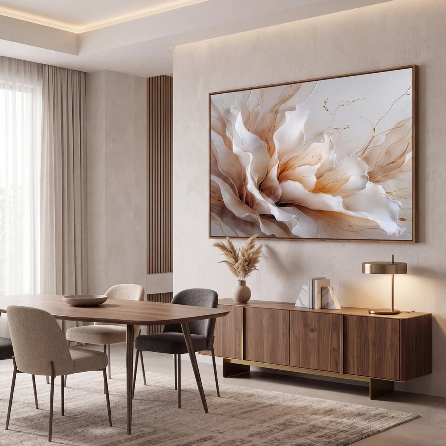 Quadro Decorativo Pétala de Seda