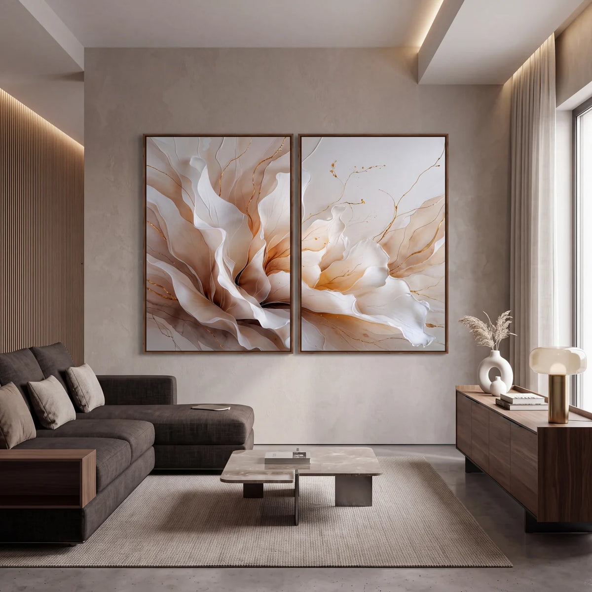 Quadro Decorativo Pétala de Seda