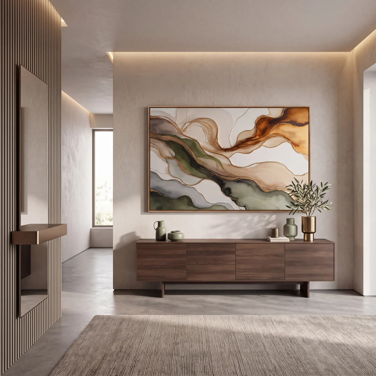 Quadro Decorativo Fluxo da Terra