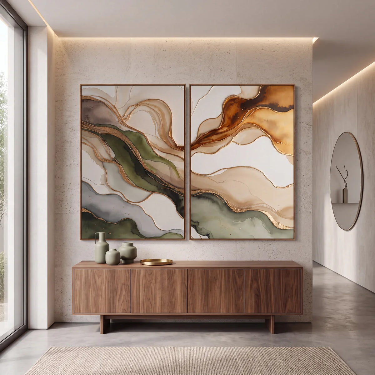 Quadro Decorativo Fluxo da Terra