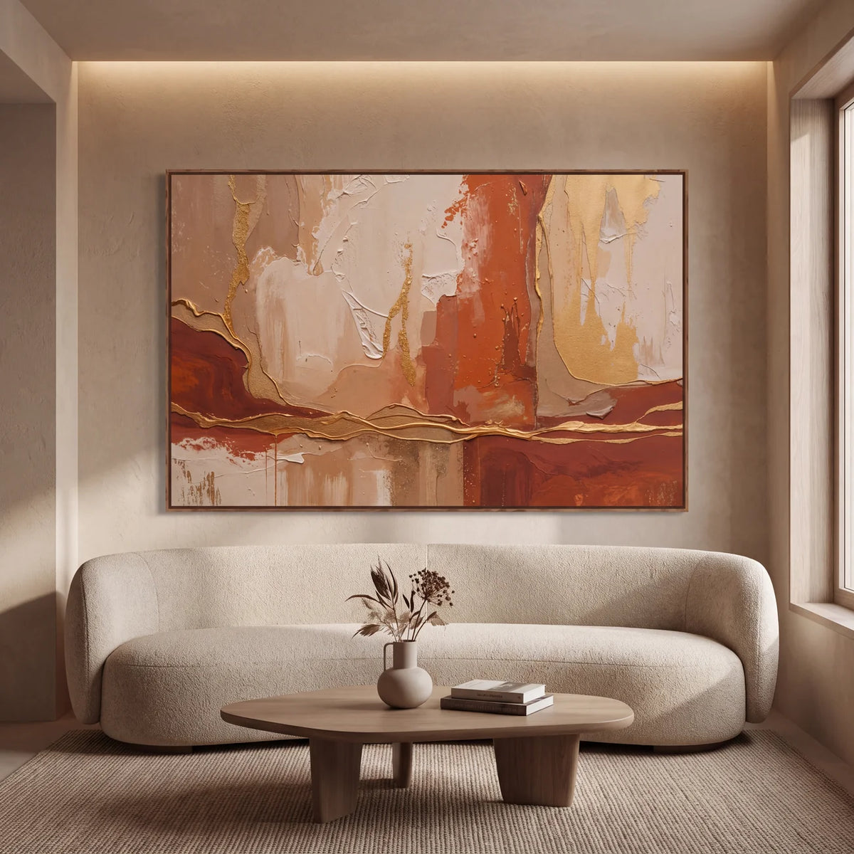 Quadro Decorativo Canyon Terracota