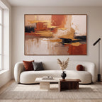 Quadro Decorativo Horizonte Âmbar