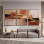 Quadro Decorativo Horizonte Âmbar