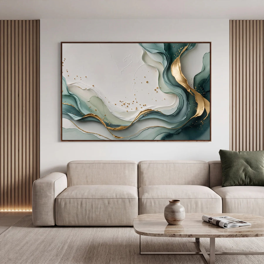 Quadro Decorativo Maré Esmeralda