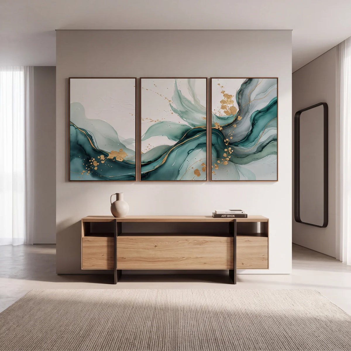 Quadro Decorativo Maré Esmeralda
