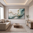 Quadro Decorativo Maré de Jade
