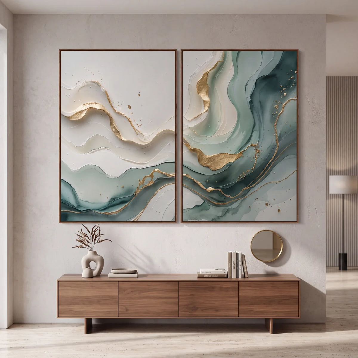 Quadro Decorativo Maré de Jade